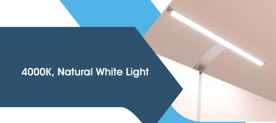 Pack of 5 T-bar LED Cabinet Lights - 4000K, Natural White Light
