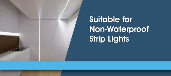 Plaster In LED Profile - Suitable for Non-Waterproof Strip Lights