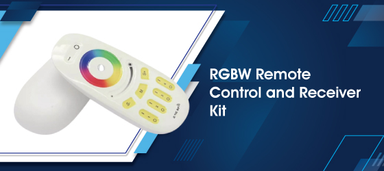 RGBW Controller Kit - RGBW Remote Control and Receiver Kit