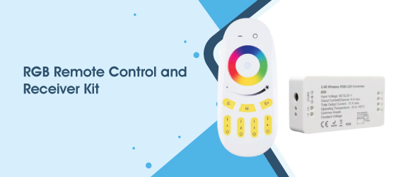 RGB LED Controller Kit - RGB Remote Control and Receiver Kit