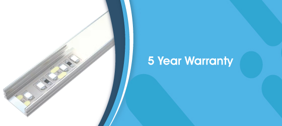 Slimline LED Profile - 5 Year Warranty
