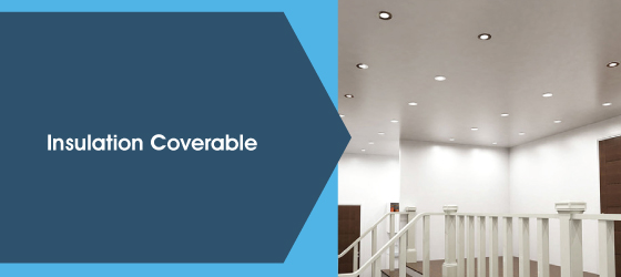 Tilt, Chrome Fire-Rated Downlight - Insulation Coverable