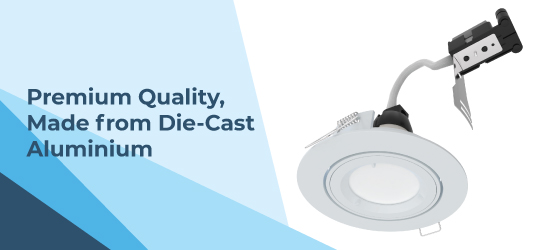 Tilt White Downlight - Premium Quality, Made from Die-Cast Aluminium