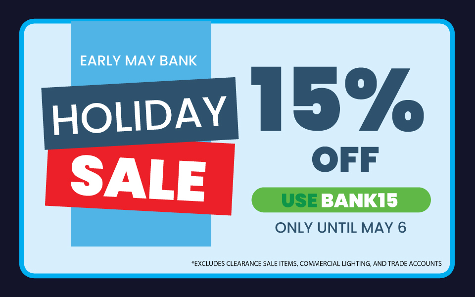 Bank holiday sale get 15% off use code BANK15