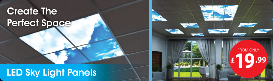 Sky led panels, from only £19.99