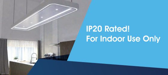 die cast white LED downlight - IP20 Rated! For Indoor Use Only