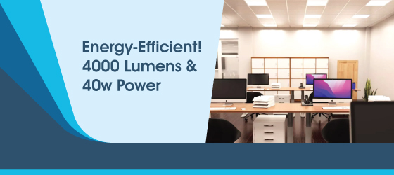 pack of 24 LED panels 600mm - Energy-Efficient! 4000 Lumens & 40w Power