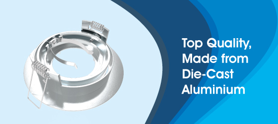 tiltable chrome downlight - Top Quality, Made from Die-Cast Aluminium